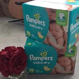 Pampers baby dry 104 count